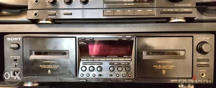SONY Stereo Double Cassette Dolby Deck TC-WE675