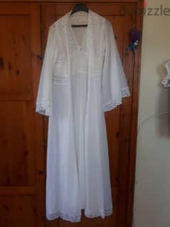 night wear with robe, size 40