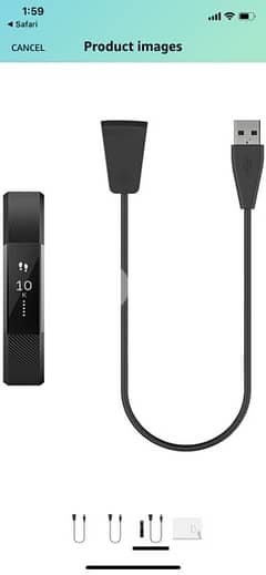 Fitbit Alta Charging Cable, 0