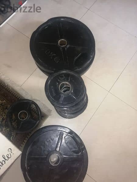 100kg Olympic plates still new 2