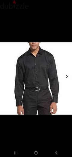 Van Heusun fitted shirt black s to xxL