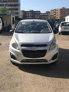 Chevrolet spark 2014 silver