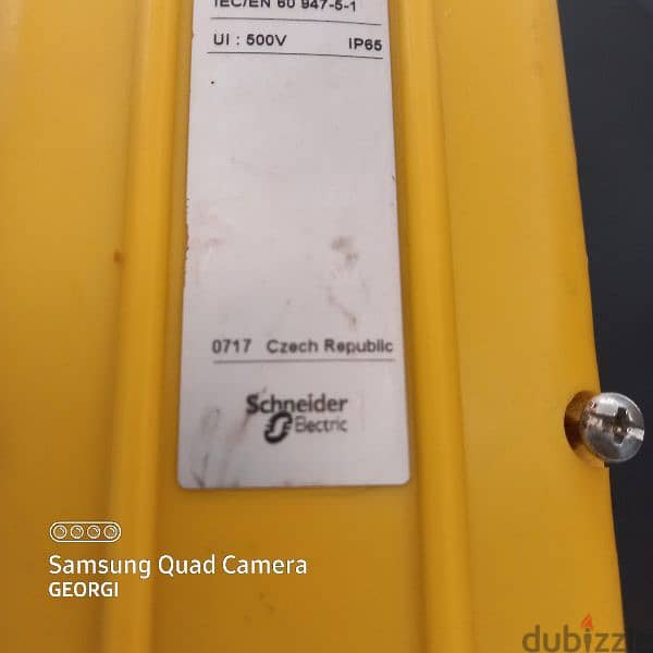 inspection box SHNEIDER TELEMECANIQUE + pushbotton SASSIN 2