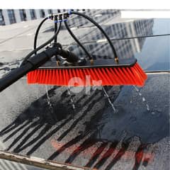 Extendable Solar Panel Cleaner with SCRAPER- فرشاة تنظيف طاقة شمسية