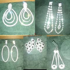 earrings all strass big size