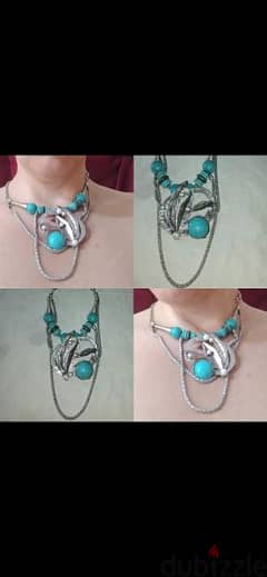 necklace high quality necklace with turquoise stones