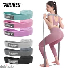 AOLIKES New Fitness Long Resistance Bands Workout Fabric Set