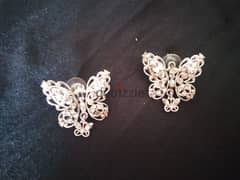 earrings butterflies swarovski original