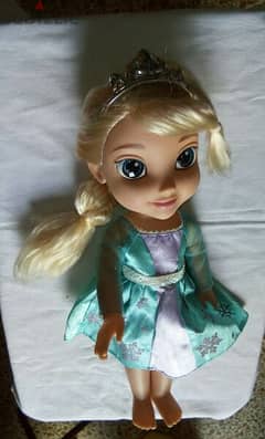 QUEEN ELSA ANIMATOR FROZEN, 35 Cm Large Disney great as new doll=20$ 0