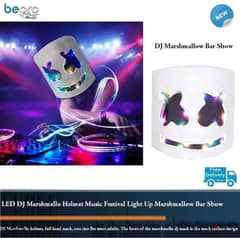 Marshmello DJ Helmet Music Festival Light