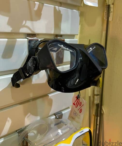 Low volume Spearfishing mask for diving ناضور للغطس 1