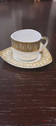 Coffee cups. Gold color. 4 pieces