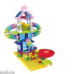 Rainbow Rolling Fun Land Building Blocks 153 Pcs