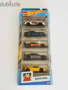 5 car pack Hotwheels diecast car model 1;64.