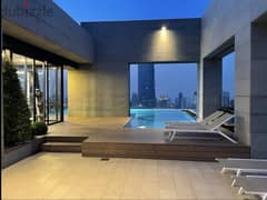 Duplex in Sodeco, Beirut with Panoramic Mountain and City View