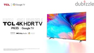 TCL 65” P635 4K Smart TV