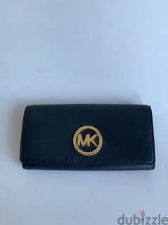 Michael Kors black leather wallet