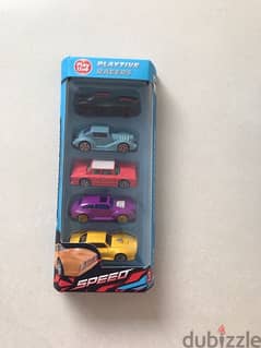 5 race cars set