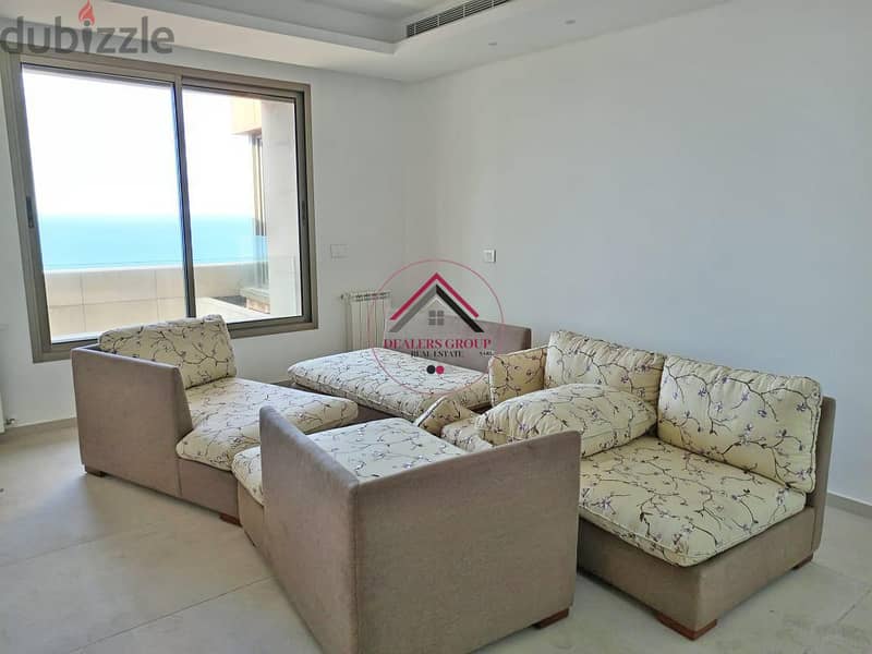 Private Terrace ! Sea View Deluxe Apartment for Sale in Ras Beirut 3