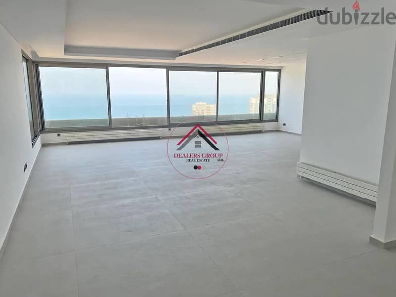 Private Terrace ! Sea View Deluxe Apartment for Sale in Ras Beirut 13
