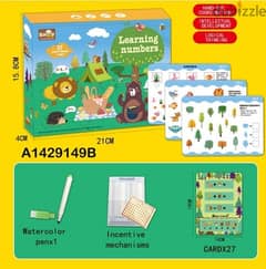 Erasable Learning Numbers Cards