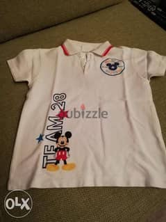 Zara Mickey mouse polo for boys