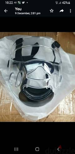 Taekwondo Mask for head gear M-L