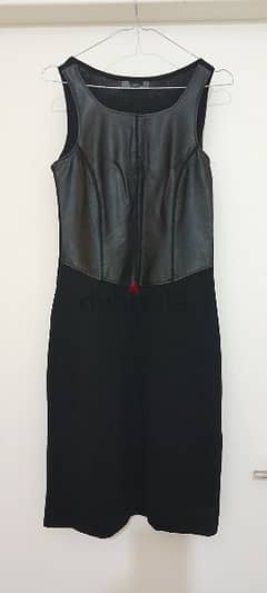 Zara Half leather Dress