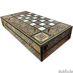 Brand New Royal Texture Backgammon Boardgame
