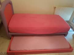 Reva children's bed with an orthopedic mattress