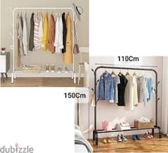 Clothes Hanger with Hooks 150x110cm