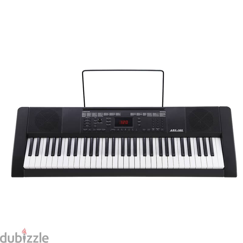 MKY160 Electronic Multifunctional LED Keyboard Portable 61 Key 0