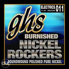 Pure Nickel Roundwound Strings For Electric Guitar