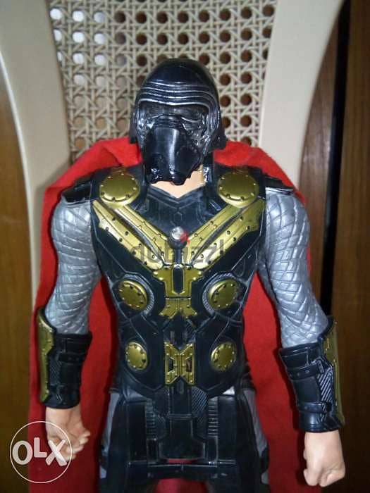 THOR ACTION LEGEND TALKER as new doll in KYLO REN Mask Hasbro=14$ 4