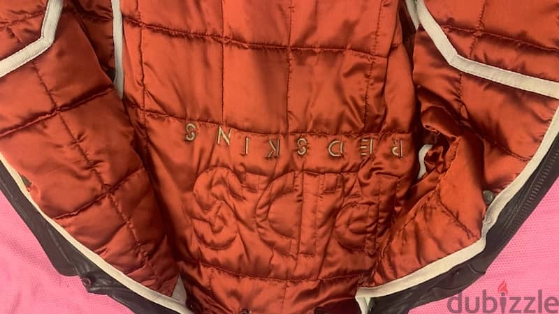 redskins leather jacket limited edition size large -xlarge 1