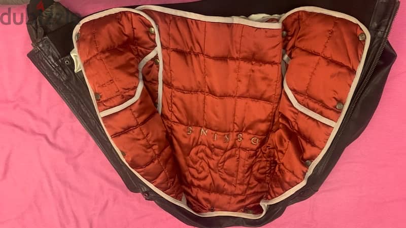 redskins leather jacket limited edition size large -xlarge 3