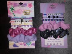 kids girl accesories, bracelets and hair bands
