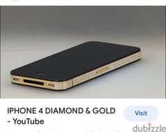 iPhone 4 with Gold plated  limited edition phone for business man  God