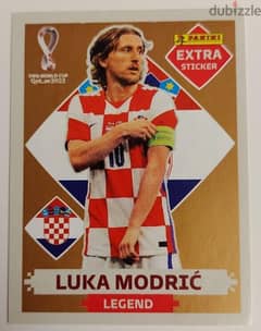 Panini World Cup Qatar 2022 Luka Modric Bronze Legend Extra Sticker
