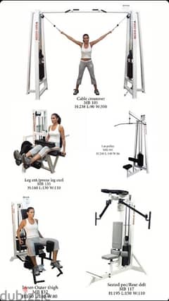 gym machine in very good condition we have also all sports equipment