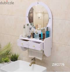 Bathroom Mirror Cabinet Wall Mounted. 70x39x15cm