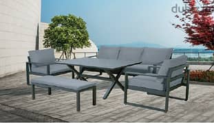 Relax 9s aluminum garden outdoor sofa seats طقم المنيوم خارجي