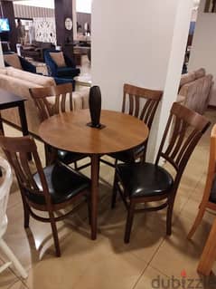 Table and 4 chairs.