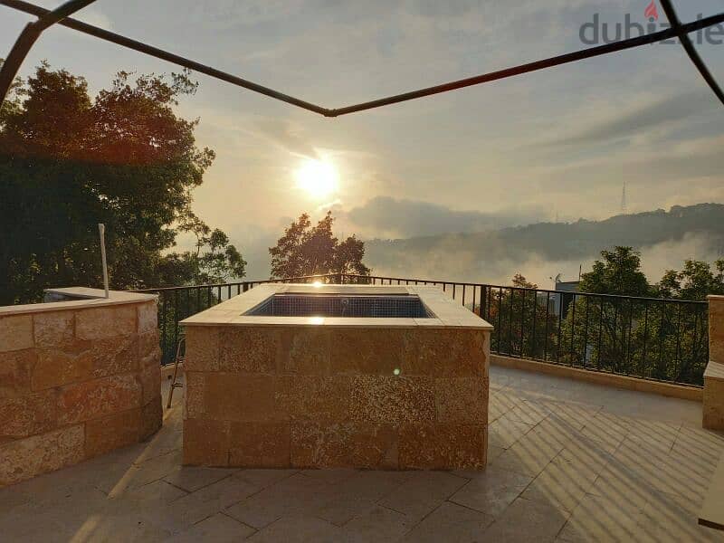 Chalet furnished, rooftop & Jaccuzi & Garden,kesrwan Feitroun 9