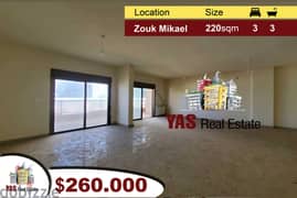 Zouk Mikael 220m2 | 50m2 Terrace | New | Condition |View |