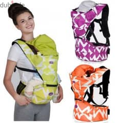 Multi-Position Baby Carrier Backpack Detachable Hip Seat With Hood
