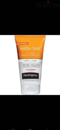 neutrogena visibly clear wash mask