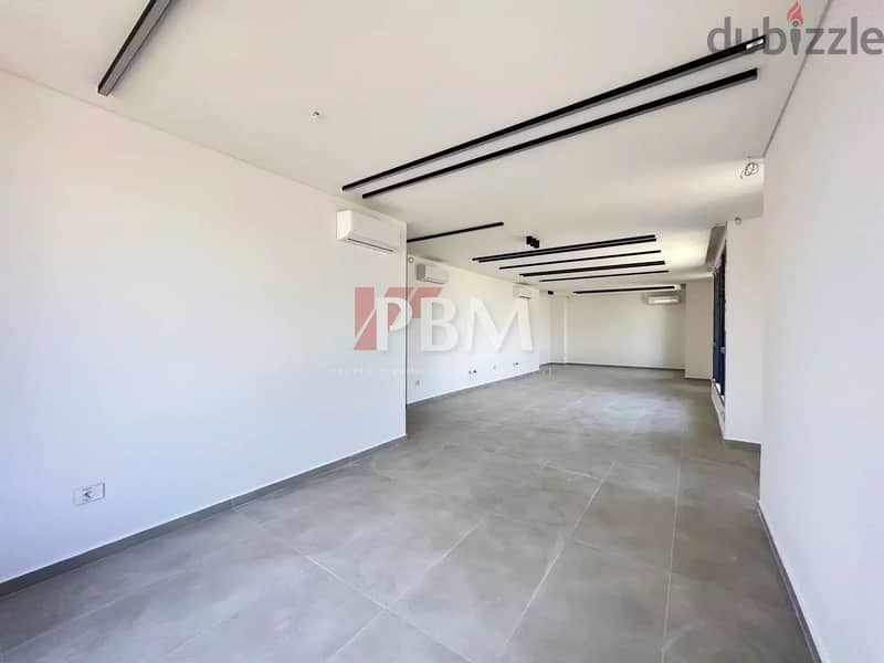Charming Office For Rent In Achrafieh | High Floor | 120 SQM | 2