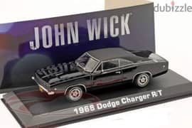 Charger R/T '68 (Movie John Wick 2014) diecast car model 1;43.