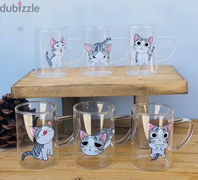 the cutest transparent glass mugs 15